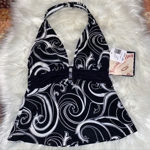 New! Jamaica Bay discover paradise Hawaiian Nights Tankini Top